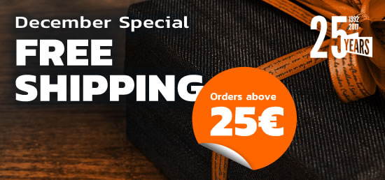 Free Shipping over 25€!